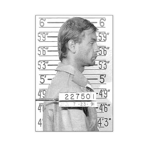 Jeffrey Dahmer Poster (3) Leinwandposter, Wandkunst, Dekordruck, Bild Gemälde für Wohnzimmer, Schlafzimmer, Dekoration, 30 x 45 cm von Diempi