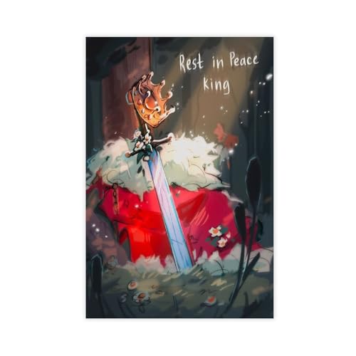 Technoblade Never Dies Spielposter (2) Leinwandposter Schlafzimmer Dekor Landschaft Büro Zimmer Dekor Geschenk 60 x 90 cm von Diempi