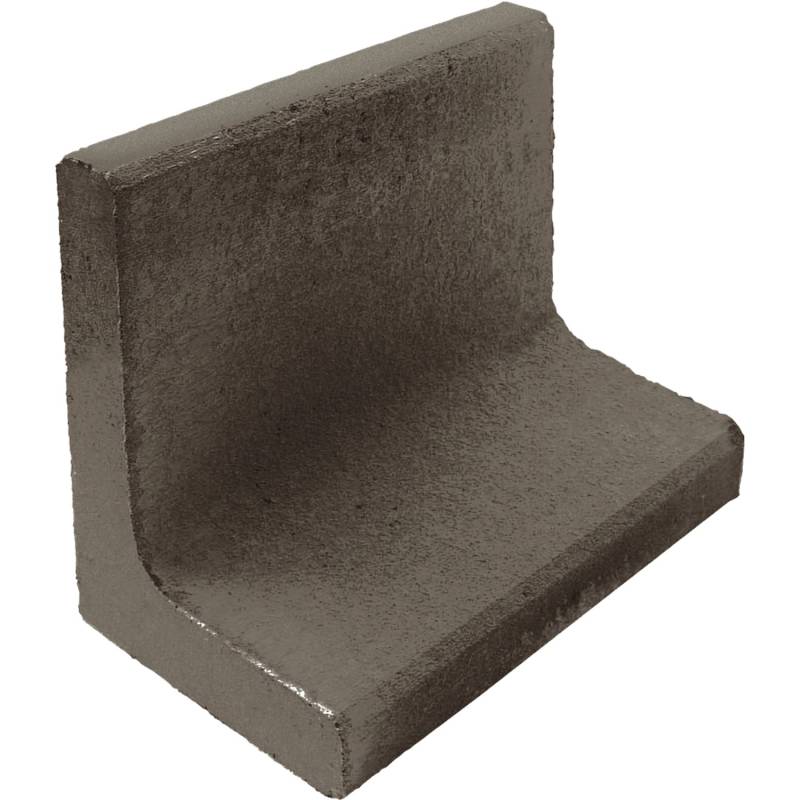 Diephaus L-Stein unbewehrt Anthrazit 40 x 40 x 30 x  7 cm L-Stein von Diephaus