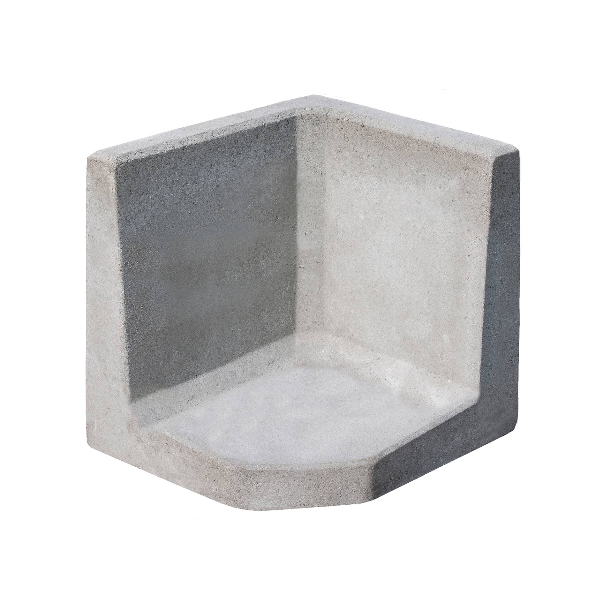 Diephaus L-Stein Ecke Beton grau 50 x 40 x 40 x 7 cm Diephaus L-Stein Ecke Beton grau 50 x 40 x 40 x 7 cm von Diephaus