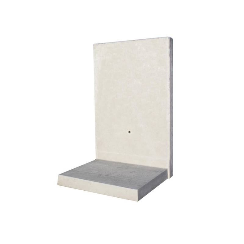 Diephaus L- Stein bewehrt Grau 155 x 100 x 85 x 8 cm von Diephaus