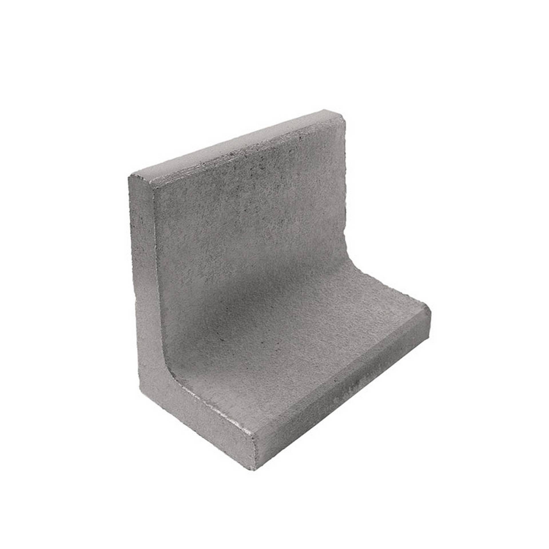 Diephaus L-Stein Beton grau 30 x 40 x 40 x 7 cm von Diephaus