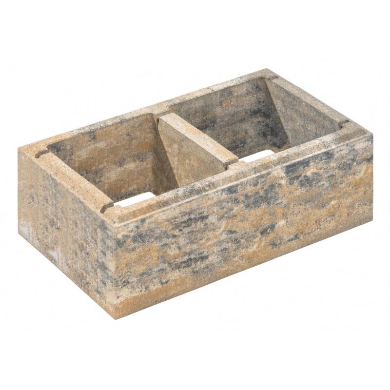Diephaus Mauerstein Mileo Maxi Muschelkalk 60 x 40 x 20 cm von Diephaus