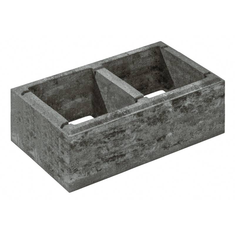 Diephaus Mauerstein Mileo Maxi Quarzit 60 x 40 x 20 cm von Diephaus