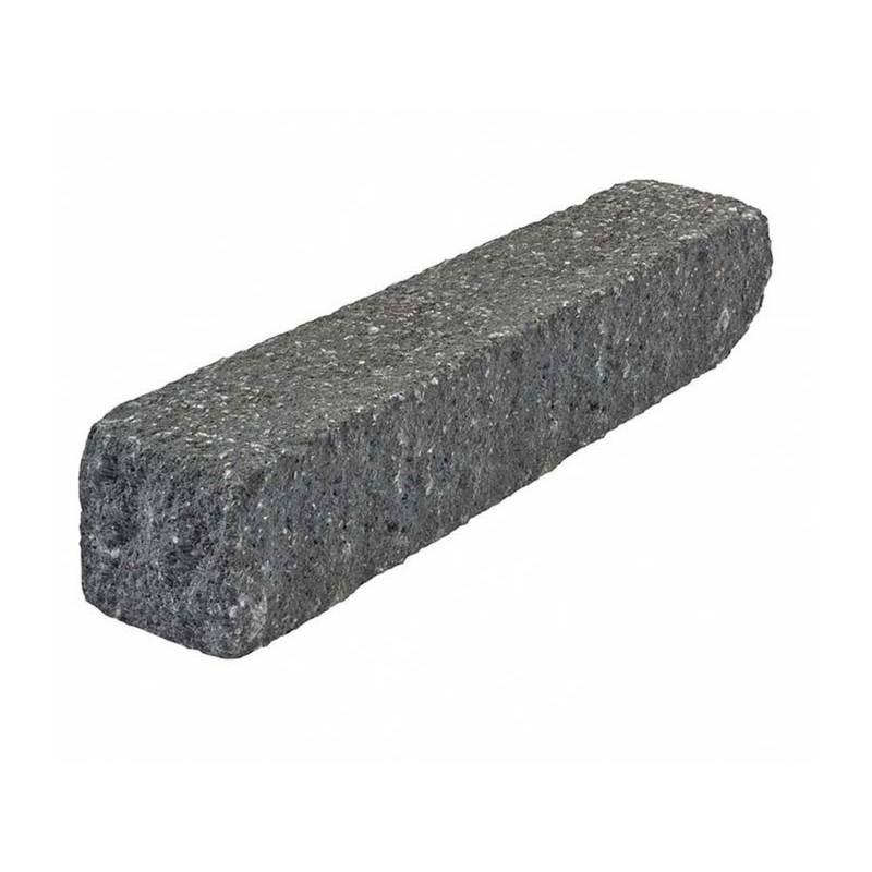 Diephaus Mauerstein 'T-Wall Quarry' Beton schwarz 60 x 12,5 x 12,5 cm von Diephaus