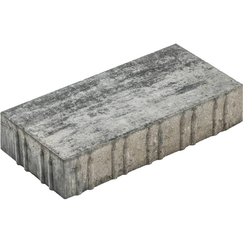 Diephaus Pflasterstein Mileo Weiß-schwarz 40 x 20 x 8 cm PE2 von Diephaus