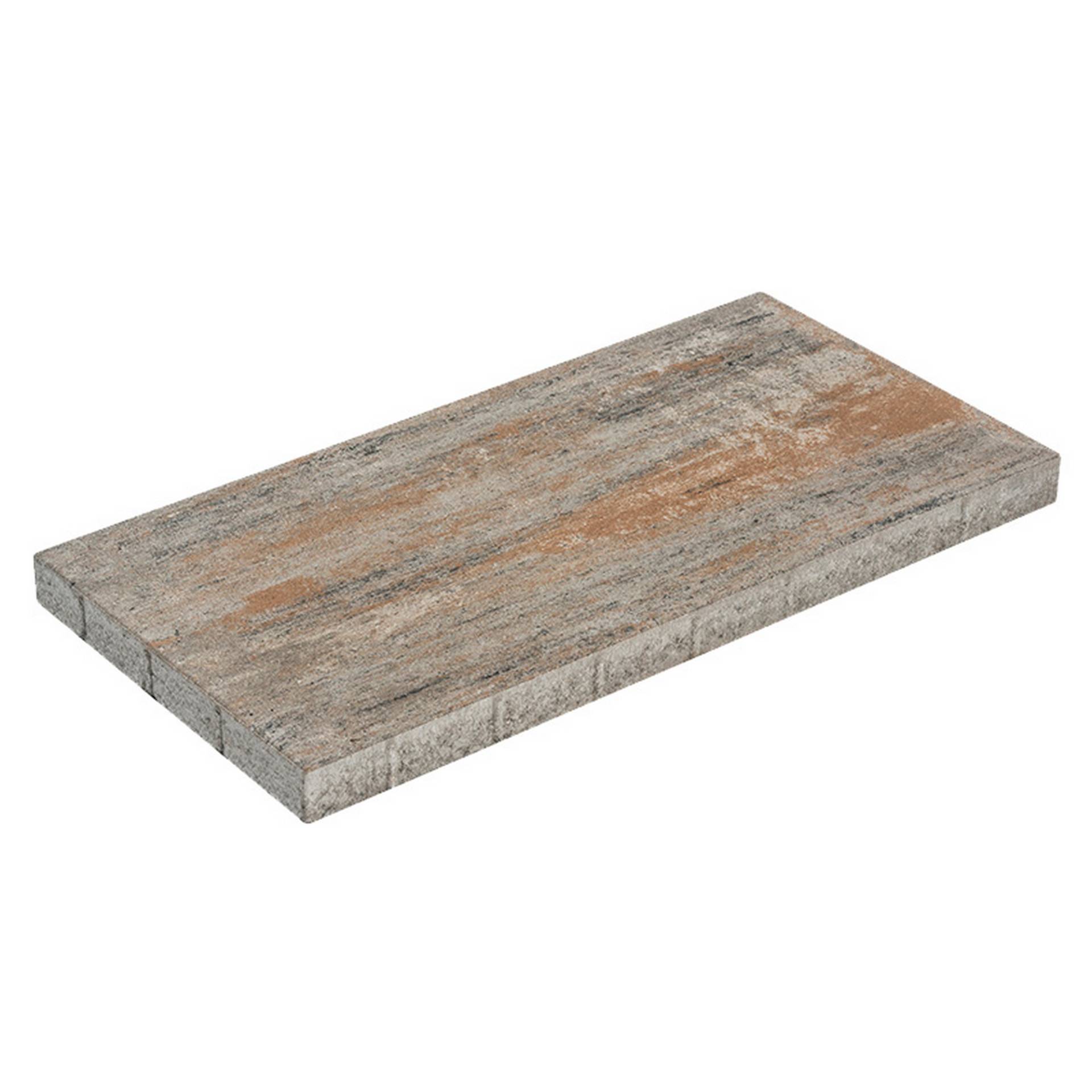 Diephaus Terrassenplatte 'T-Court Long XL' Beton muschelkalkfarben 80 x 40 x 5 cm von Diephaus