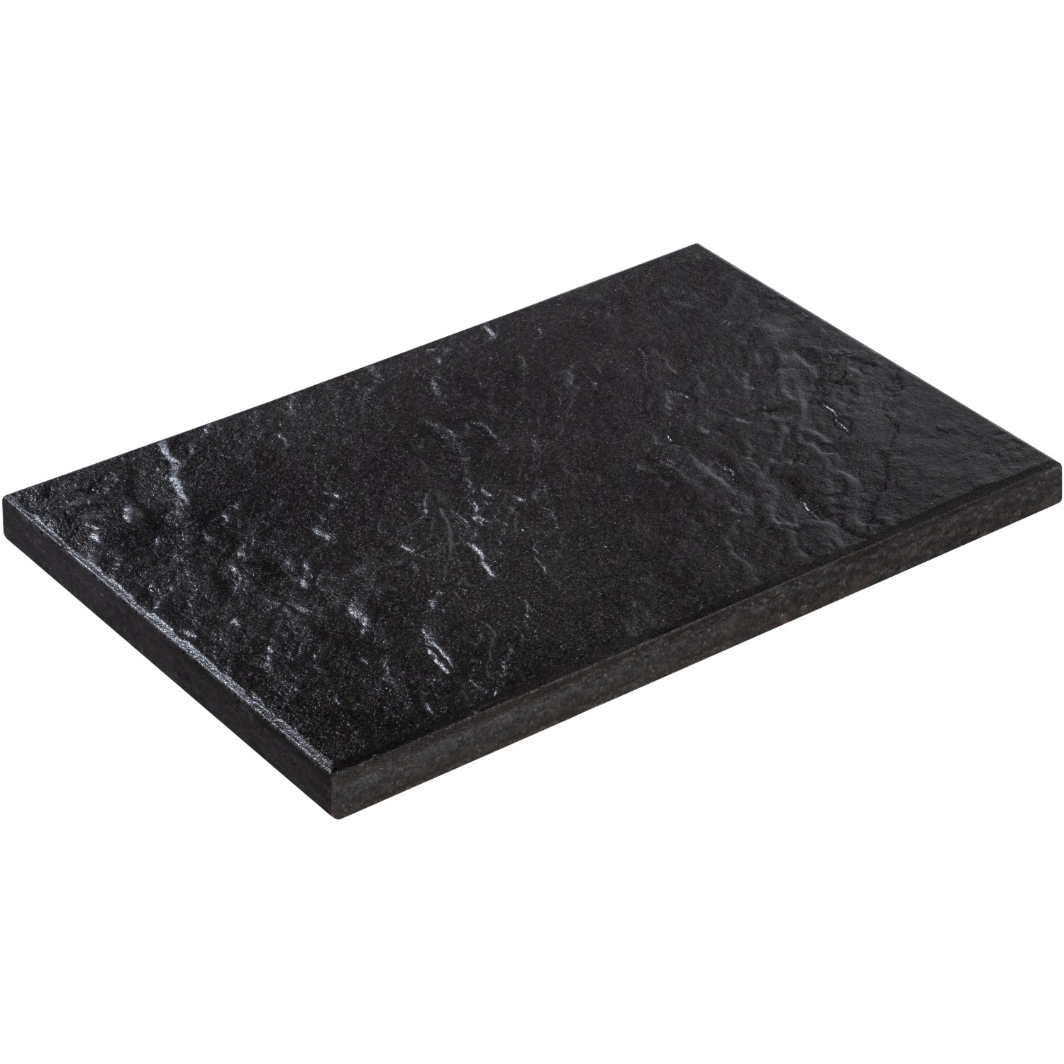 Diephaus Terrassenplatte Imola Schwarz-Basalt 60 x 40 x 4 cm von Diephaus