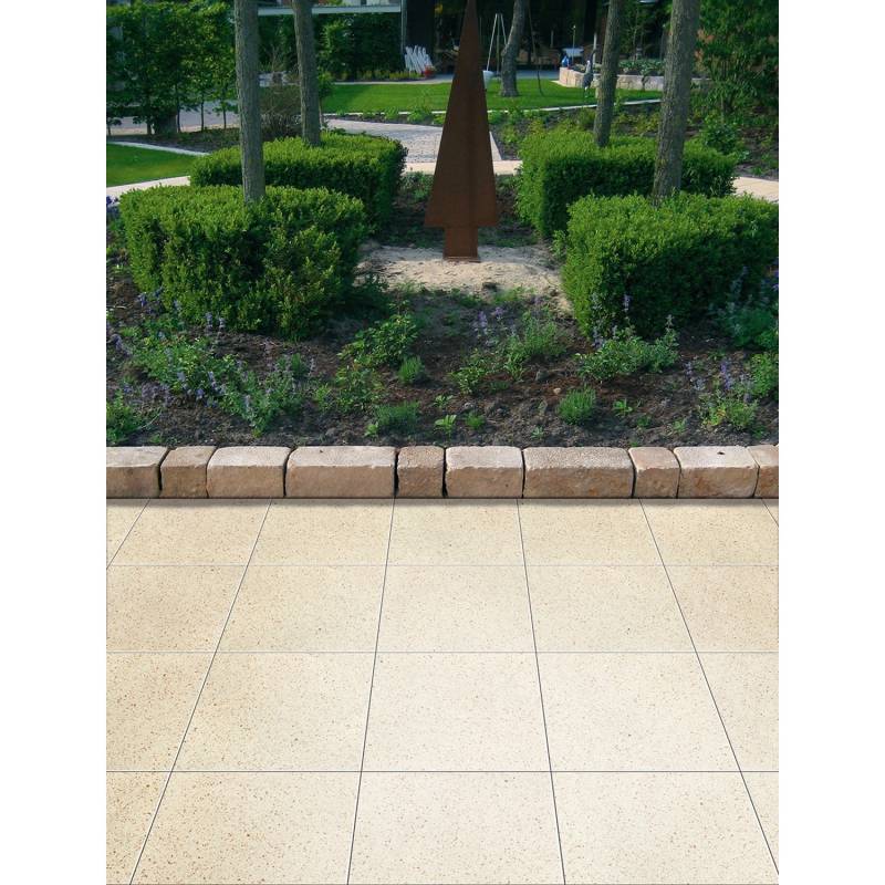 Diephaus Terrassenplatte Mirador Karamell-Beige 40 x 40 x 4 cm von Diephaus