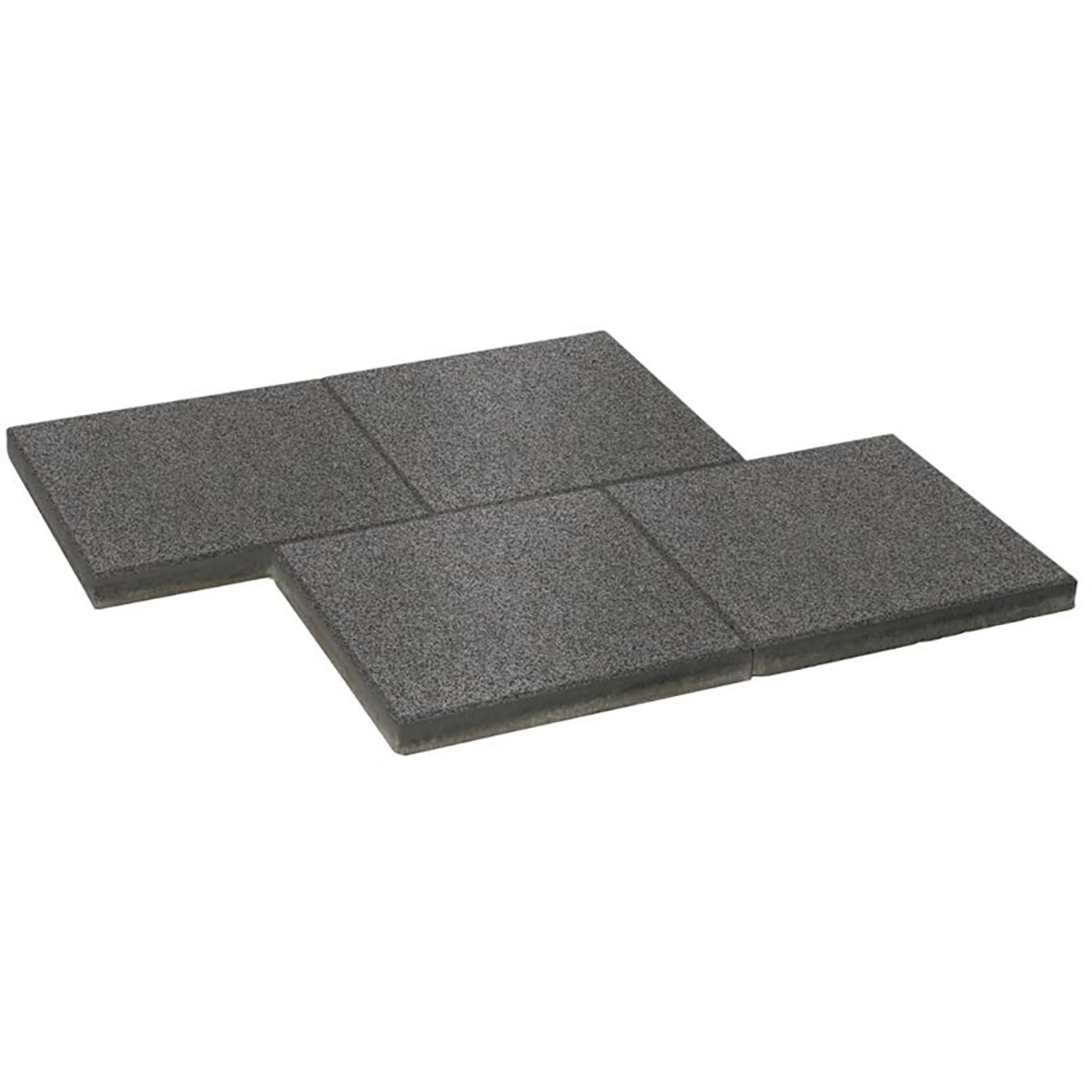 Diephaus Terrassenplatte Mirador armiert Schwarz 40 x 40 x 4 cm von Diephaus