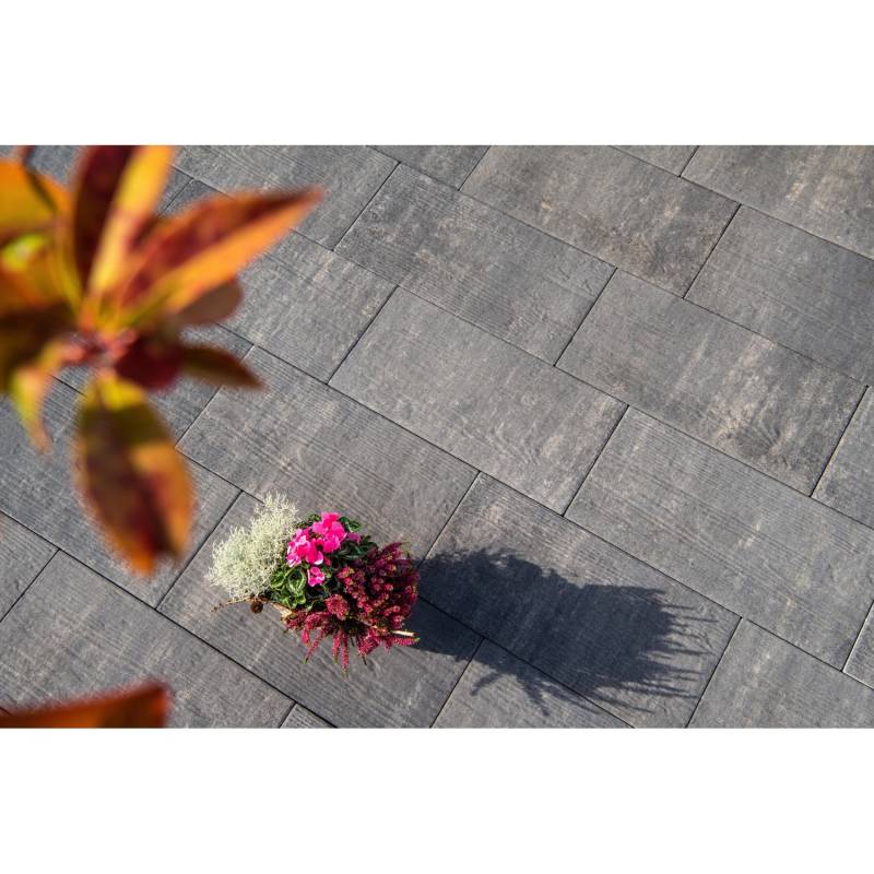 Diephaus Terrassenplatte Ruda Quarzit Holzstruktur 60 x 30 x 4 cm von Diephaus