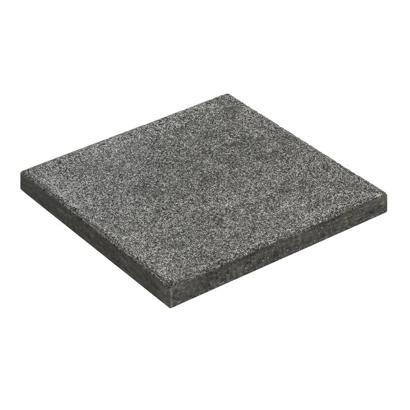 Diephaus Terrassenplatte 'T-Court Classic' Beton basaltfarben 40 x 40 x 4 cm von Diephaus