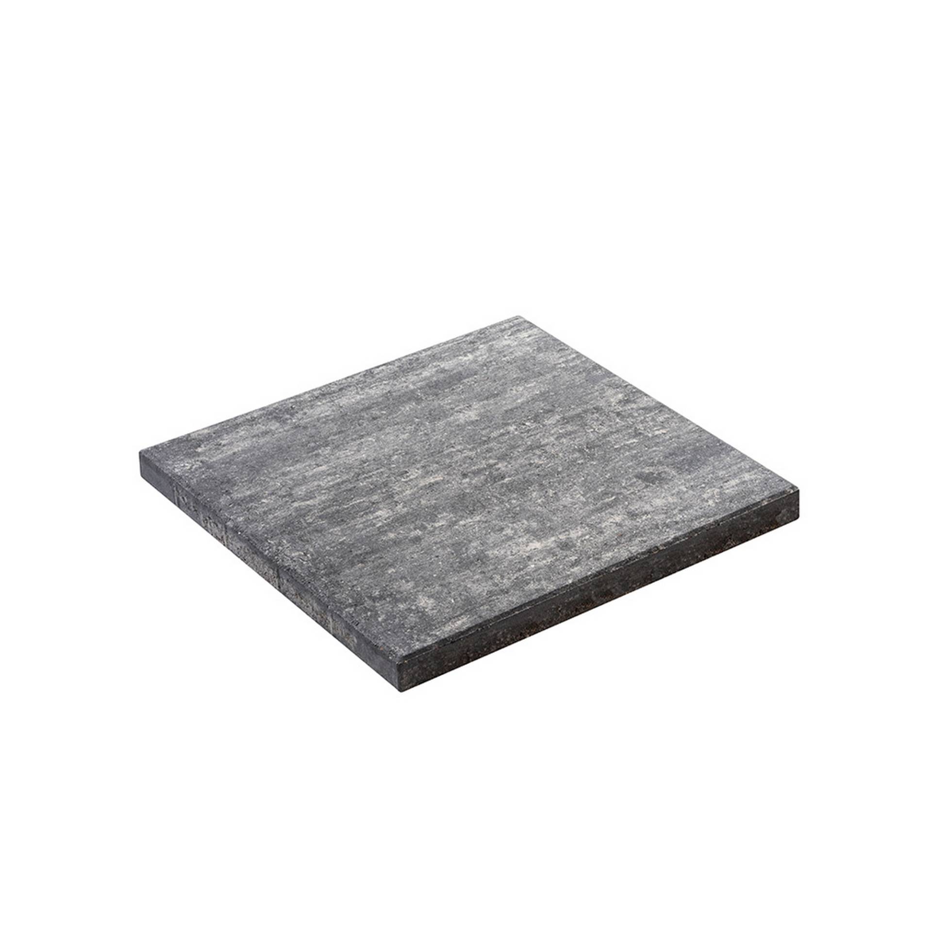 Diephaus Terrassenplatte 'T-Court Live' Beton grau/schwarz 40 x 40 x 4 cm von Diephaus