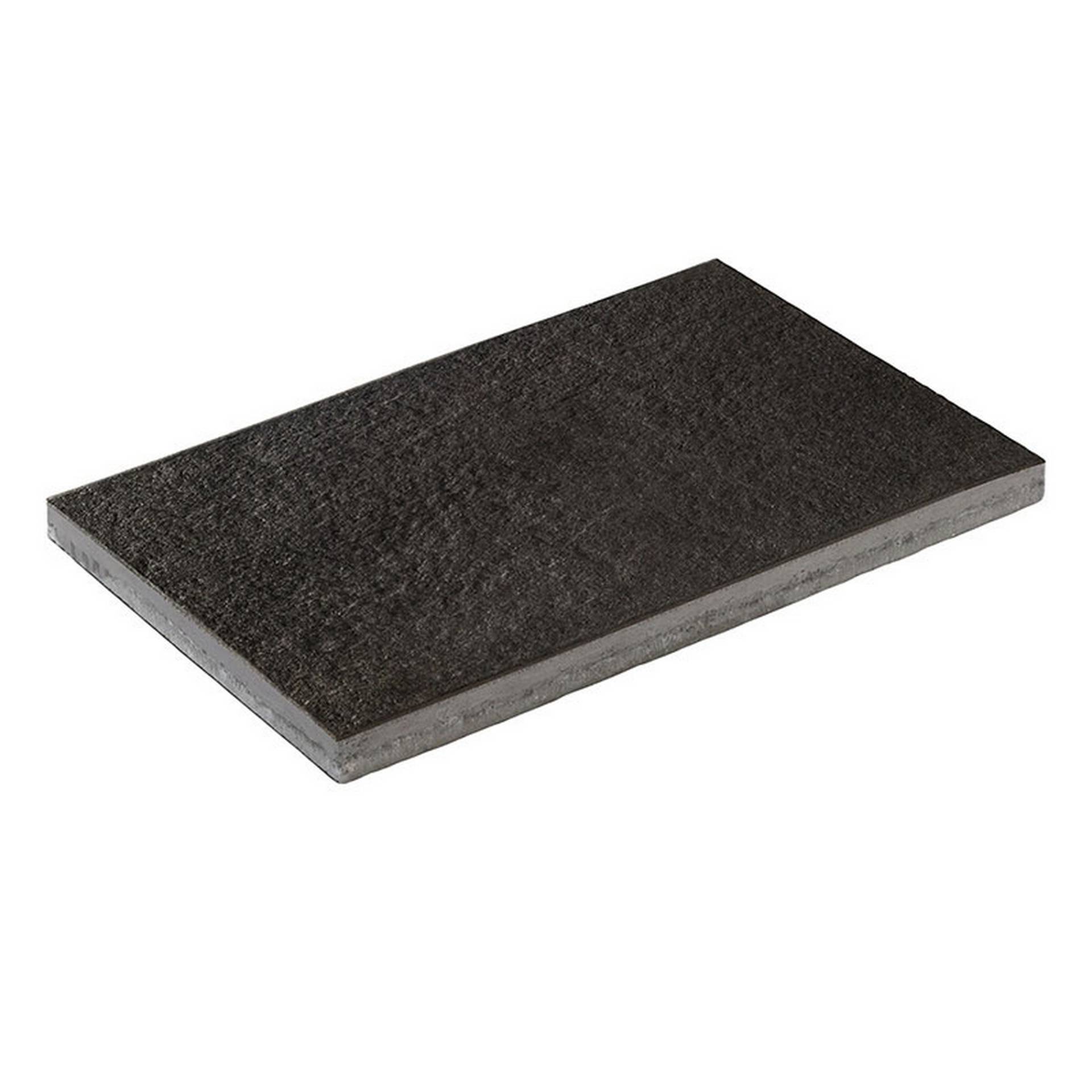 Diephaus Terrassenplatte 'T-Court Noble' Beton schwarz-basalt 60 x 40 x 4 cm von Diephaus