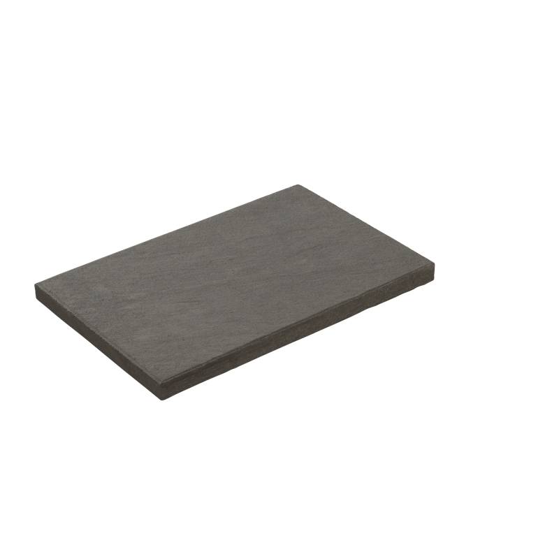 Diephaus Terrassenplatte 'T-Court Posh' basaltfarben 40 x 60 x 4 cm von Diephaus