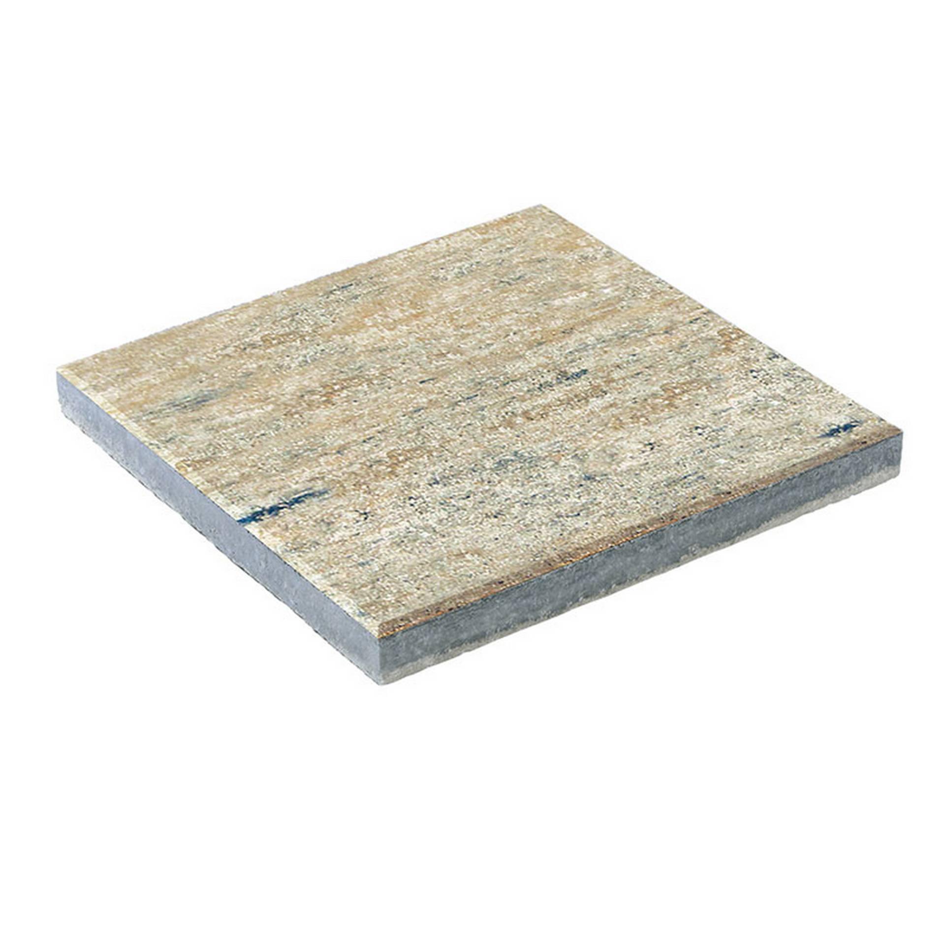 Diephaus Terrassenplatte 'T-Court Solid' Beton muschelkalkfarben 40 x 40 x 4 cm von Diephaus