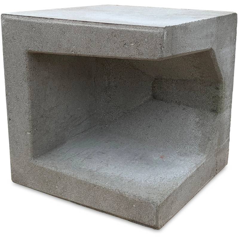 Diephaus U-Stein Ecke Grau 40 x 40 x 40 cm von Diephaus
