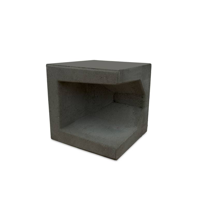 Diephaus U-Stein-Ecke Beton anthrazit 40 x 40 x 40 cm von Diephaus