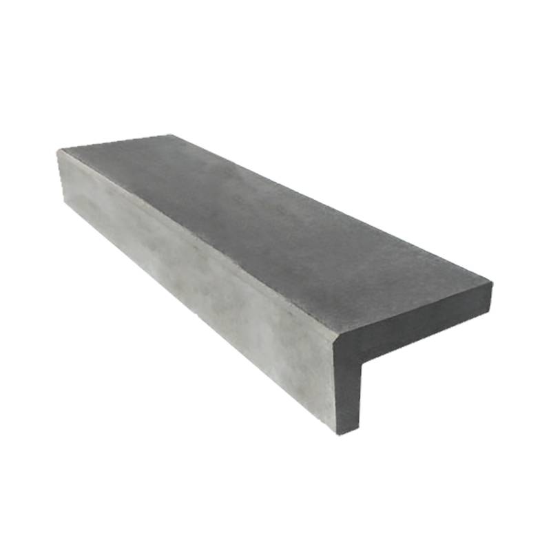 Diephaus Winkelstufe Beton grau 140 x 32 x 18 cm von Diephaus