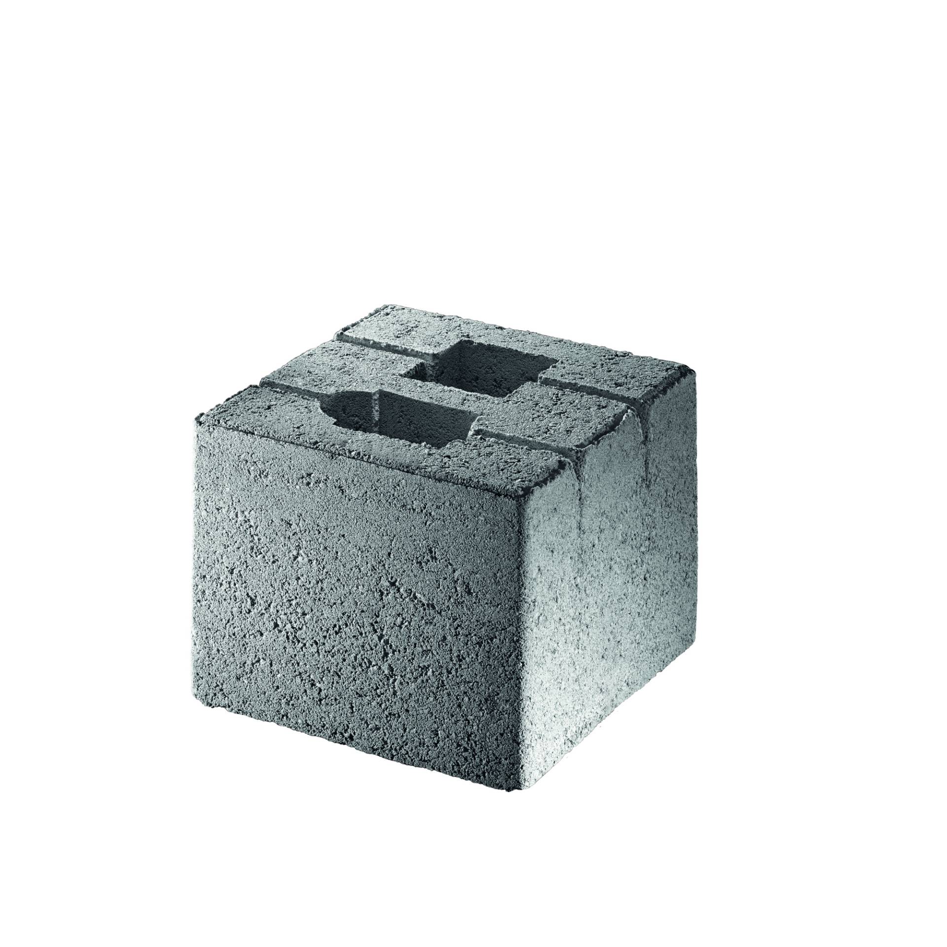 Diephaus Zaunpfosten-Fundamentstein Beton grau 20 x 20 x 17 cm von Diephaus