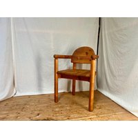 Vintage Armlehnstuhl Rainer Daumiller Pine Wood von DiesDasVintage