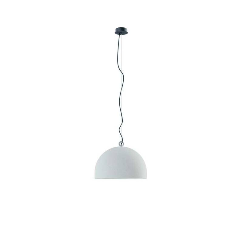 Diesel living with Lodes - Urban Concrete Dome Pendelleuchte Ø50 Soft Grey von Diesel living with Lodes