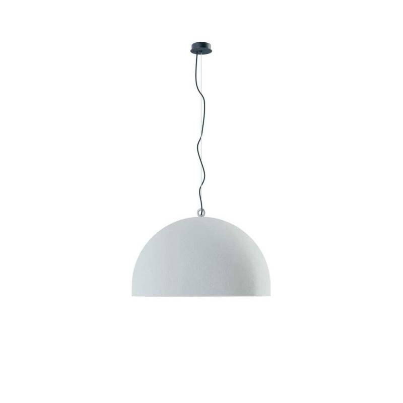 Diesel living with Lodes - Urban Concrete Dome Pendelleuchte Ø80 Soft Grey von Diesel living with Lodes