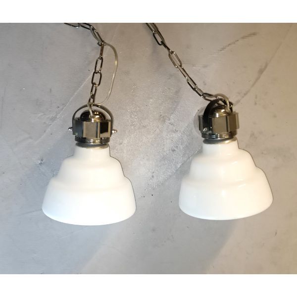 2er-Set Pendelleuchten Glass aus Opalglas, Diesel with Foscarini 2er-Set Pendelleuchten Glass aus Opalglas, Diesel with Foscarini von Diesel with Foscarini