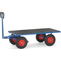 fetra® Handpritschenwagen ohne Wände, Ladefläche BxT 800 x 1.200 mm, TK 1.000 kg, Luft-Bereifung von fetra®