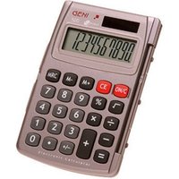 GENIE® Taschenrechner 520 10-stellig mit Klappdeckel grau von Dieter Gerth