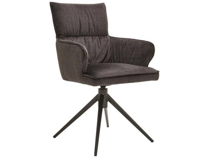 Dieter Knoll ARMLEHNSTUHL, Anthrazit, Metall, Stativgestell, 58x91x62 cm, Stoffauswahl, Typenauswahl, Esszimmer, Stühle, Esszimmerstühle, Dieter Knoll ARMLEHNSTUHL, Anthrazit, Metall, Stativgestell, 58x91x62 cm, Stoffauswahl, Typenauswahl, Esszimmer, Stühle, Esszimmerstühle, von Dieter-Knoll