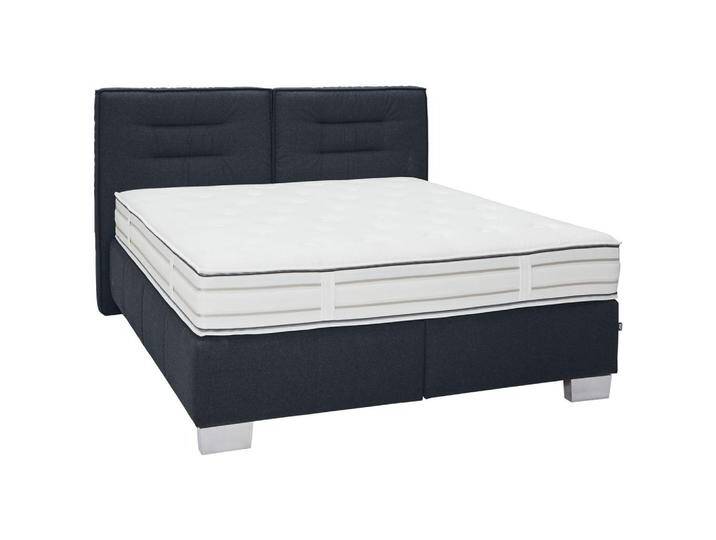 Dieter Knoll BOXSPRINGBETT, Dunkelblau, H4, 7-Zonen, Höhe ca. 27 cm, 160x200 cm, gepolstertes Kopfteil, Stoffauswahl, Lederauswahl, in verschiedenen Dieter Knoll BOXSPRINGBETT, Dunkelblau, H4, 7-Zonen, Höhe ca. 27 cm, 160x200 cm, gepolstertes Kopfteil, Stoffauswahl, Lederauswahl, in verschiedenen von Dieter-Knoll