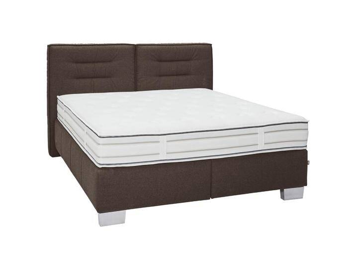 Dieter Knoll BOXSPRINGBETT, Dunkelbraun, H2, 7-Zonen, Höhe ca. 27 cm, 160x200 cm, gepolstertes Kopfteil, Stoffauswahl, Lederauswahl, in verschiedenen Dieter Knoll BOXSPRINGBETT, Dunkelbraun, H2, 7-Zonen, Höhe ca. 27 cm, 160x200 cm, gepolstertes Kopfteil, Stoffauswahl, Lederauswahl, in verschiedenen von Dieter-Knoll