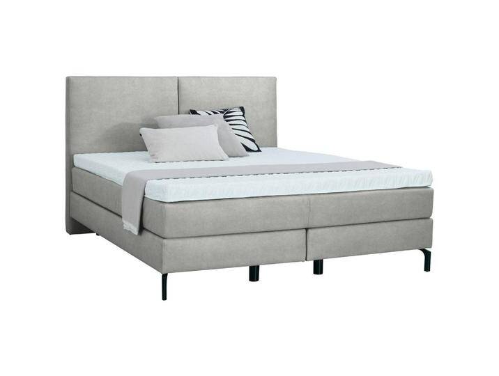 Dieter Knoll BOXSPRINGBETT, Hellgrau, H3 + H4, Höhe ca. 20 cm, 180x200 cm, gepolstertes Kopfteil, Stoffauswahl, Topper durchgehend, in verschiedenen Dieter Knoll BOXSPRINGBETT, Hellgrau, H3 + H4, Höhe ca. 20 cm, 180x200 cm, gepolstertes Kopfteil, Stoffauswahl, Topper durchgehend, in verschiedenen von Dieter-Knoll