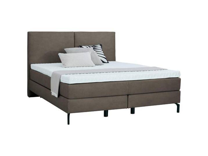 Dieter Knoll BOXSPRINGBETT, Taupe, H3 + H4, Höhe ca. 20 cm, 180x200 cm, gepolstertes Kopfteil, Stoffauswahl, Topper durchgehend, in verschiedenen Dieter Knoll BOXSPRINGBETT, Taupe, H3 + H4, Höhe ca. 20 cm, 180x200 cm, gepolstertes Kopfteil, Stoffauswahl, Topper durchgehend, in verschiedenen von Dieter-Knoll