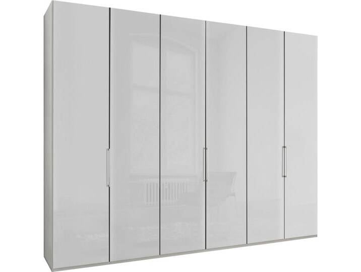 Dieter Knoll DREHTÜRENSCHRANK, Weiß, Metall, 6 Fächer, 300x216x58 cm, ISO 9001, Goldenes M, Made in Germany, Beimöbel erhältlich, umfangreiches von Dieter-Knoll