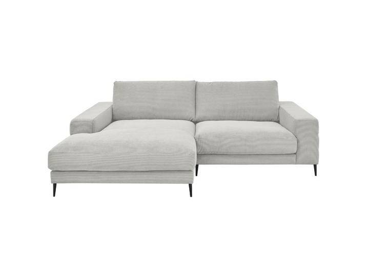Dieter Knoll ECKSOFA Badia Base, Weiß, 3-Sitzer, Ottomane links, L-Form, 253x177 cm, Goldenes M, DGM, OEKO-TEX® STANDARD 100, DGM-Klimapakt, von Dieter-Knoll