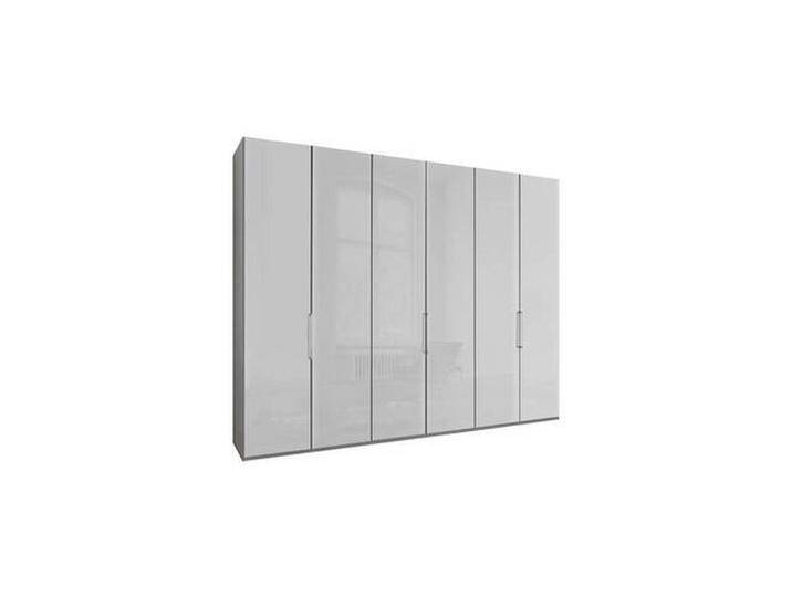 Dieter Knoll FALTTÜRENSCHRANK, Grau, Weiß, Metall, 6 Fächer, 300x216x58 cm, ISO 9001, Goldenes M, Made in Germany, Beimöbel erhältlich, umfangreiches von Dieter-Knoll
