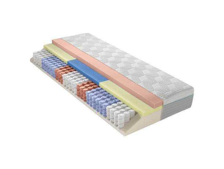 Dieter Knoll GEL-TASCHENFEDERKERNMATRATZE, Weiß, H2, rechteckig, 200x220 cm, Austria Gütezeichen, Made in Austria, OEKO-TEX® STANDARD 100, Qualität von Dieter-Knoll