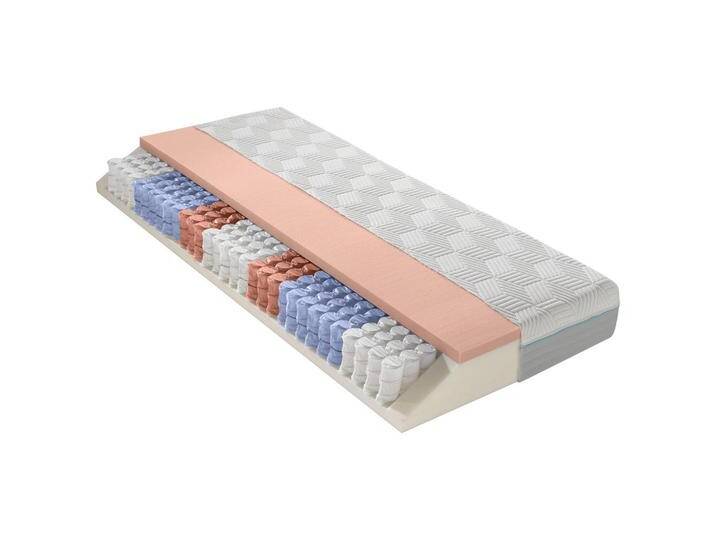 Dieter Knoll GEL-TASCHENFEDERKERNMATRATZE, Weiß, H3, rechteckig, 100x220 cm, Austria Gütezeichen, Made in Austria, OEKO-TEX® STANDARD 100, Qualität von Dieter-Knoll