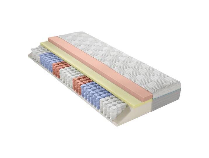 Dieter Knoll GEL-TASCHENFEDERKERNMATRATZE, Weiß, H3, rechteckig, 140x210 cm, Austria Gütezeichen, Made in Austria, OEKO-TEX® STANDARD 100, Qualität von Dieter-Knoll