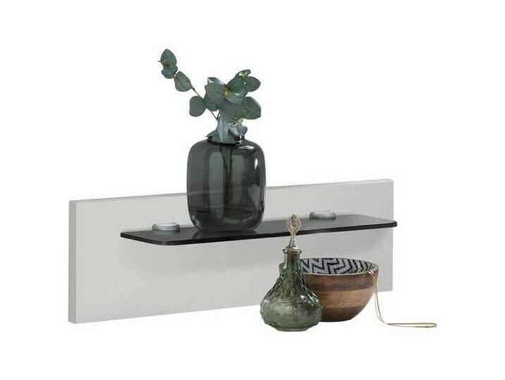 Dieter Knoll NACHTKOMMODENPANEEL, Grau, Weiß, Glas, 40x20x12 cm, ISO 9001, Goldenes M, Made in Germany, Schlafzimmer, Nachttische von Dieter-Knoll