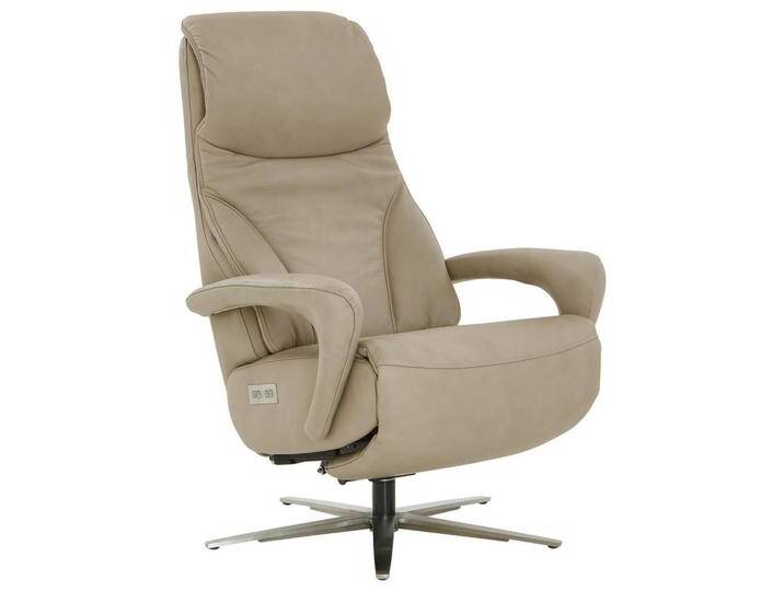 Dieter Knoll RELAXSESSEL, Beige, Echtleder, Longlife-Leder, 75x112x88 cm, Goldenes M, Fußauswahl, Lederauswahl, Stoffauswahl, Relaxfunktion, von Dieter-Knoll