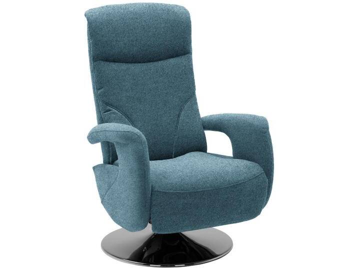 Dieter Knoll RELAXSESSEL, Blau, Uni, 71x110x83 cm, Goldenes M, Fußauswahl, Stoffauswahl, Relaxfunktion, Netzbetrieb, Wohnzimmer, Sessel, Relaxsessel von Dieter-Knoll