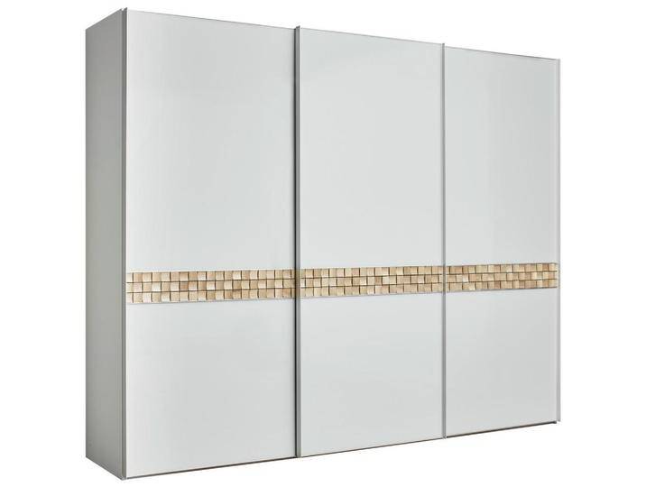 Dieter Knoll SCHWEBETÜRENSCHRANK, Grau, Eiche, Eiche, massiv, 6 Fächer, 280x240x68 cm, Blauer Engel, Goldenes M, BQ - Bündnis für Qualität, Made in von Dieter-Knoll