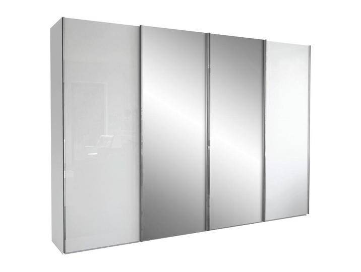 Dieter Knoll SCHWEBETÜRENSCHRANK, Weiß, Metall, 8 Fächer, 300x217x67 cm, ISO 9001, Made in Germany, Beimöbel erhältlich, umfangreiches Zubehör in von Dieter-Knoll