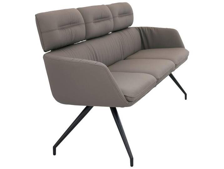 Dieter Knoll SITZBANK, Dunkelgrau, Schwarz, Leder, Metall, Echtleder, Rindleder, 3-Sitzer, 200x91x70 cm, Esszimmer, Bänke, Sitzbänke Dieter Knoll SITZBANK, Dunkelgrau, Schwarz, Leder, Metall, Echtleder, Rindleder, 3-Sitzer, 200x91x70 cm, Esszimmer, Bänke, Sitzbänke von Dieter-Knoll