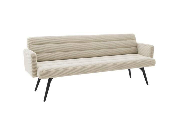 Dieter Knoll SITZBANK, Taupe, 2-3-Sitzer, 216x86x68 cm, Blauer Engel, Goldenes M, OEKO-TEX® STANDARD 100, DGM-Klimapakt, DGM-Emissionslabel, von Dieter-Knoll