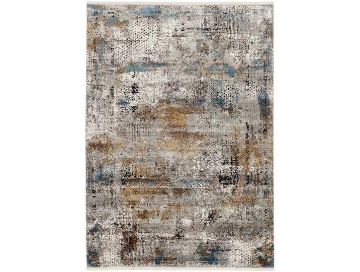 Dieter Knoll WEBTEPPICH Le Mans, Grau, Mehrfarbig, Abstraktes, rechteckig, 240x340 cm, Care & Fair, für Fußbodenheizung geeignet, rutschfest, in von Dieter-Knoll