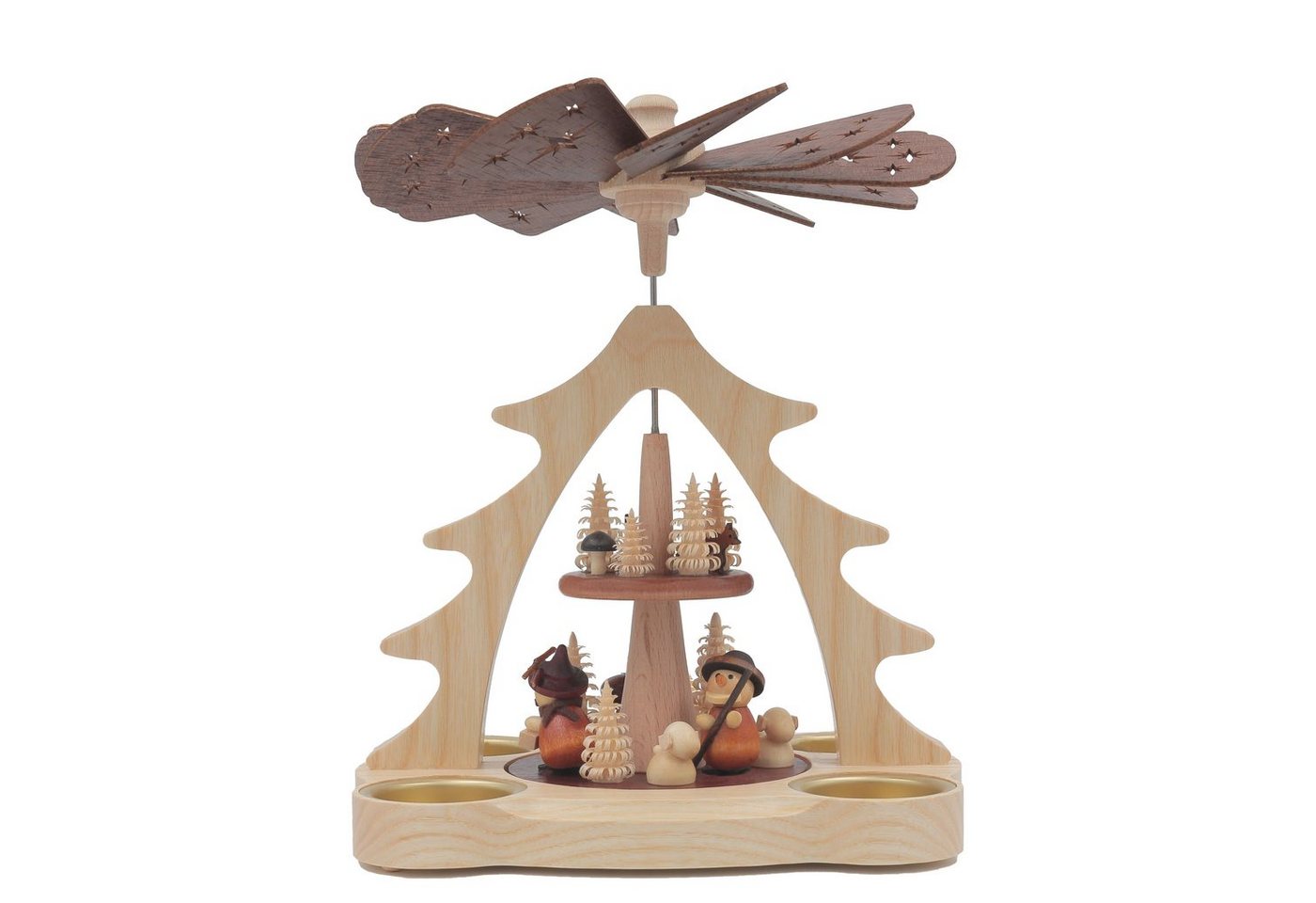 Dieter Legler GmbH & Co. KG Weihnachtspyramide Tisch Pyramide Schäfer 15x19x24 cm - Original Erzgebirge von Dieter Legler GmbH & Co. KG